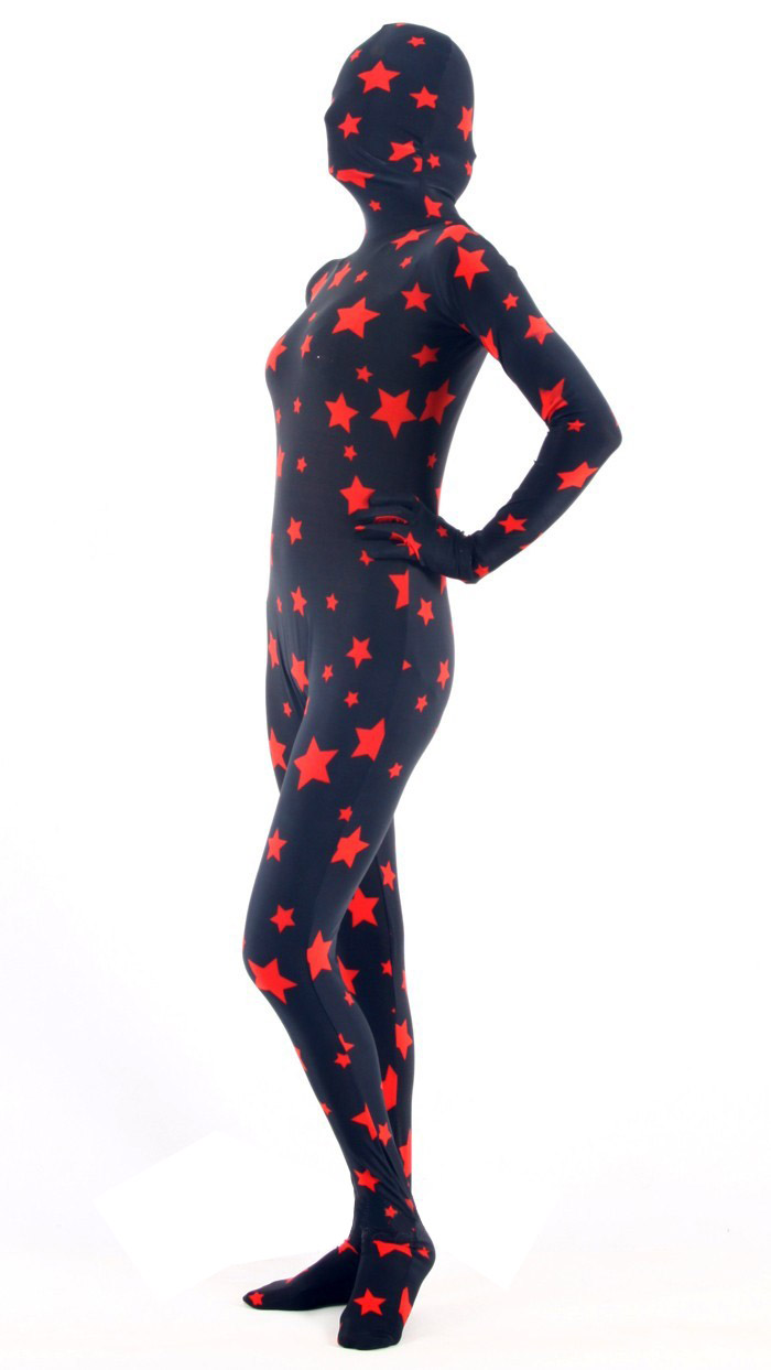 Halloween Costumes Star Pattern Zentai - Click Image to Close